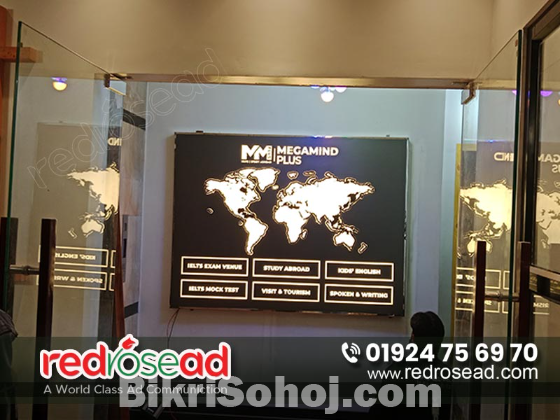 The 3d Led World Map For Megamind Plus Consultancy In BD